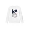 Fila Casual Logo Print Pullover Sweatshirt Men Sweatshirt White F11M138204F-WT