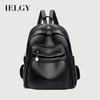 Black Backpack Korean Version Travel Large Capacity Backpack