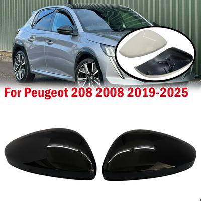 Für Peugeot 208 2008 DS D508 S3 -2025 Auto Ersatz Rückspiegel Seitenspiegel Abdeckung Flügelkappe Außen Türgehäuse Schale Zierleiste