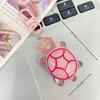 Cute Glow in The Dark Turtle Keychain for Women Girls Backpack Pendant Colorful Tortoise Keyring Student DIY Accessories Gift