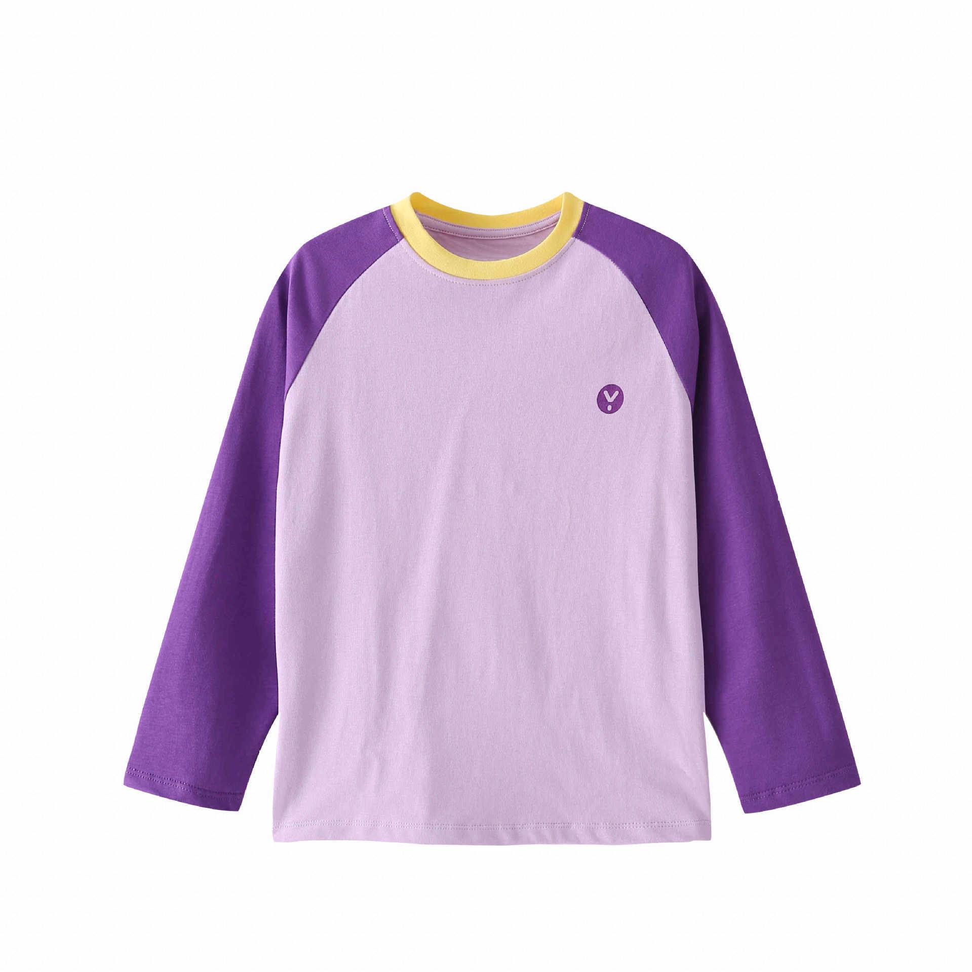 

Детская осенняя футболка с рукавами реглан и цветными блоками, 100% хлопок, с длинным рукавом для мальчиков и девочек. 130