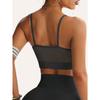 Women's 5 PCS Mesh Patchwork Sports Bra Strappy Cross Back Yoga Bralette