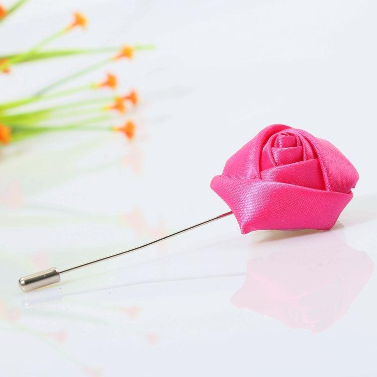 Herren Knopflochblumen für Hochzeit Bräutigam Anstecker Reversnadeln Band Rosen Blume Herrenanzug Knopfloch Anstecknadel Hochzeit Zubehör hochzeit