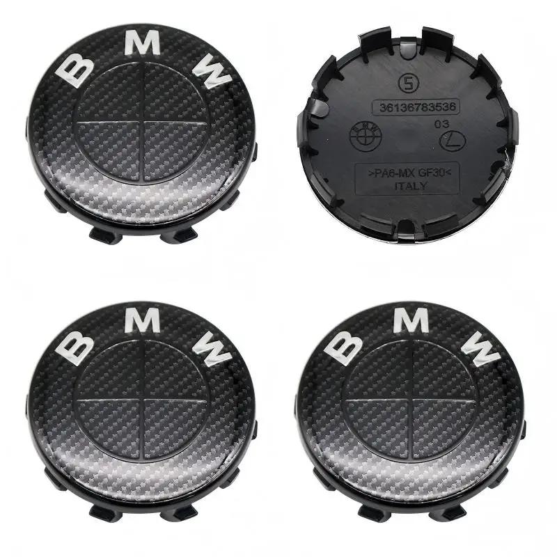 For BMW M 4Pcs 56MM 68MM Car Wheel Center Cap Hub Covers For BMW M Logo E84 E83 X1 X2 X3 F48 G01 X4 X5 X6 Badge Auto Tuning Accessories