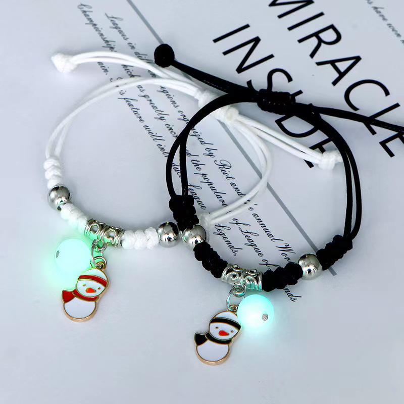 Luminous Friendship Bracelet - Trendy Korean Style for Students & Couples