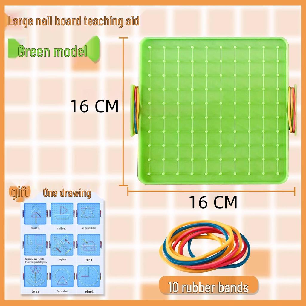 Primary School Learning Clock Aid: Linked Three-Hand 10 Cm Model with Stamp