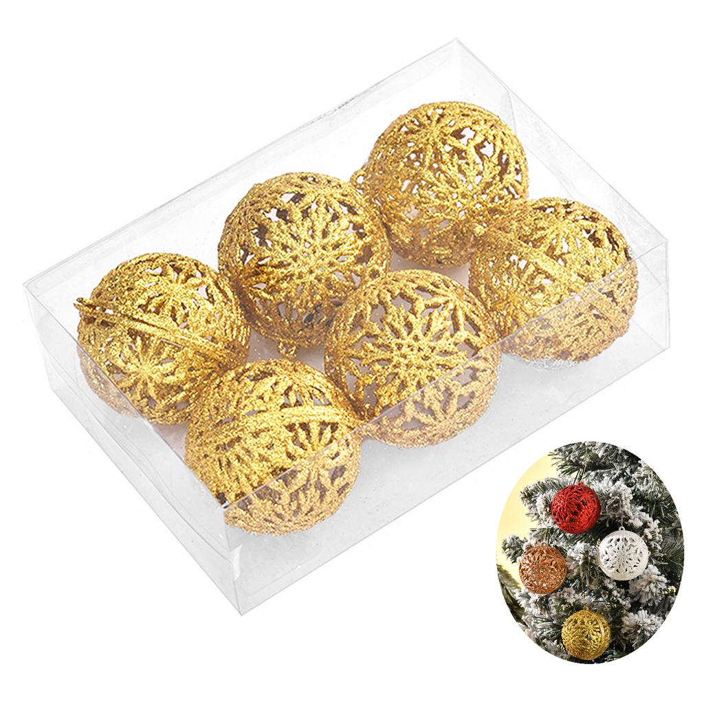 Weihnachtsdekoration Hängende Kugel Party-Arrangement Galvanisierte Kunststoffkugeln für Hotel Einkaufszentrum Schrank