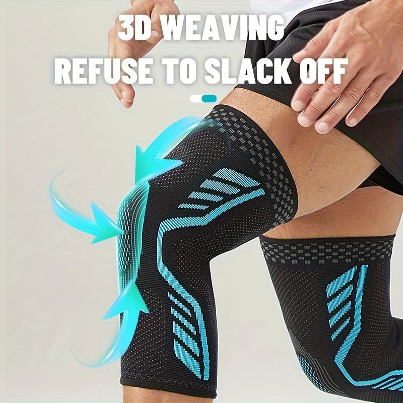 2PCS Compression Knee Support Sleeve Elastic Knee Pads Brace Springs Gym Sports Protector Basketball Volleyball Run