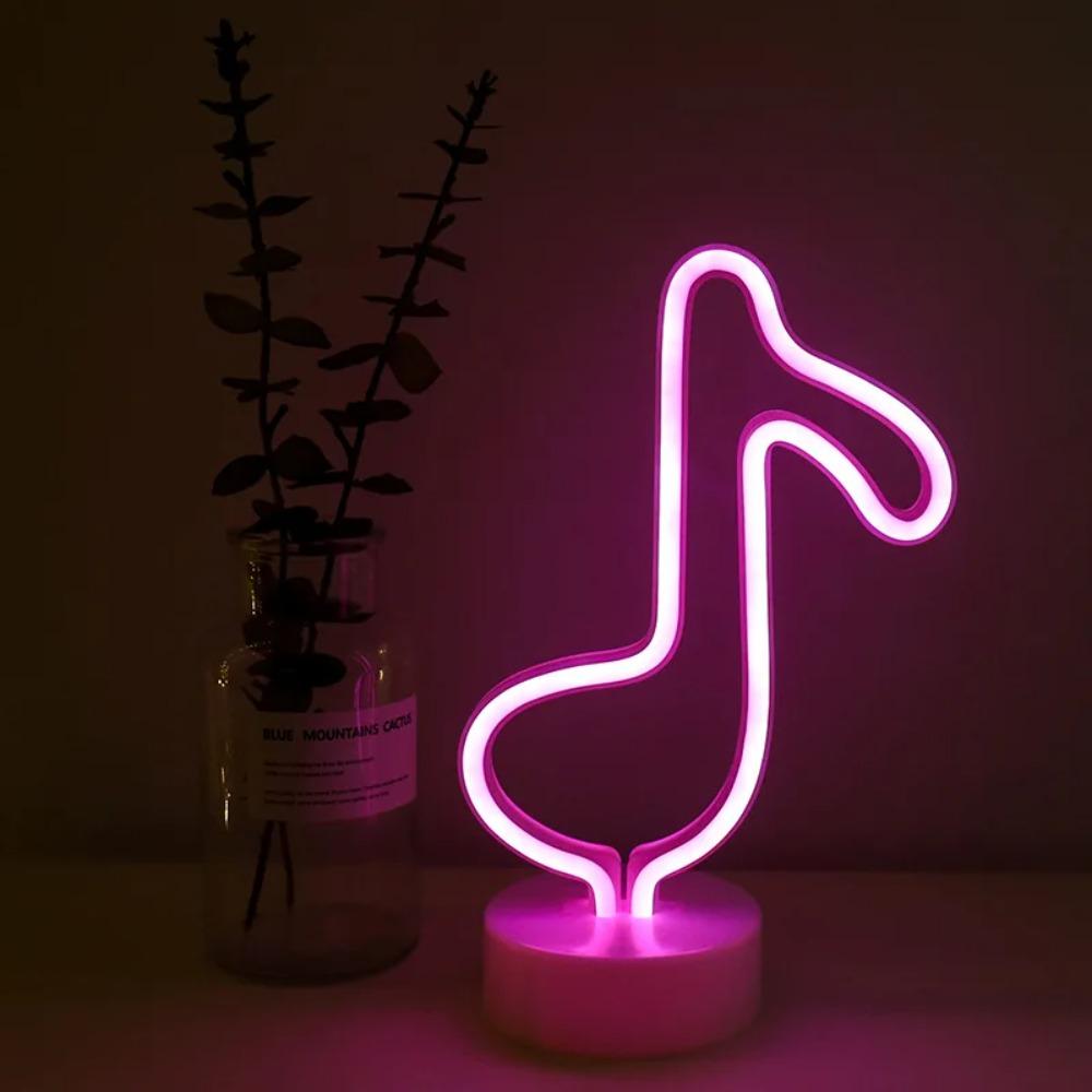 1PC Desktop Neon Light USB/Battery Powered for Room Birthday Party Wedding Decoration Ideal Mother's Day Valentine's Day Gift