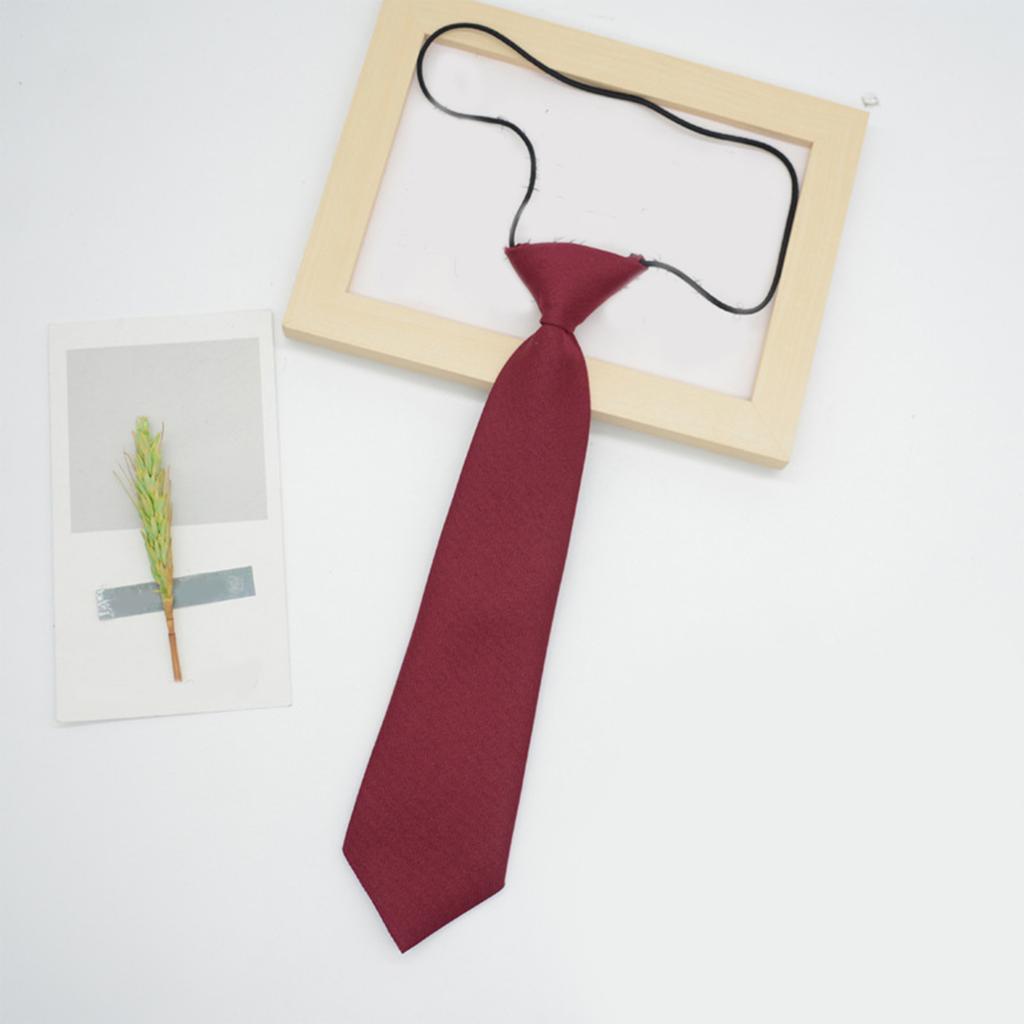 Women's Adjustable Neck Tie for Business Wedding School Uniform and Formal Occasion Short Length Stage Show Necktie