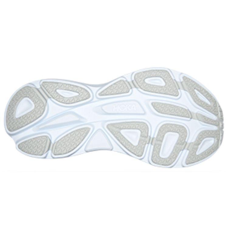 Hoka One One Bondi 8 Wide Low Top Running Shoes Women Running Shoes Gray 1127954-HMLR