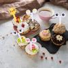Vanproo 105Pcs Animal Fruit Food Picks, Cute Animals Toothpick Fun Bento Box Pic