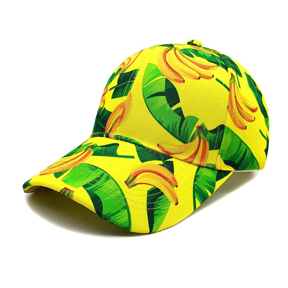

Summer Outdoor Sun Protection Banana Fruit Print Baseball Cap Unisex Breathable Hat for Men And Women Kpop 56-58cm