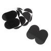 20PCS Black Tire Valve Stickers Plastic,resin Bike Air Nozzle Stickers  Bicycle Wheel Valve Area