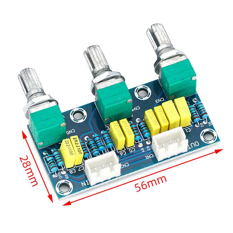 Subwoofer Pcb Regolazione Amplificatore Xh-M802 Scheda Amplificatore Alta E Bassa Tensione Mixer Scheda Tono Controllo Volume