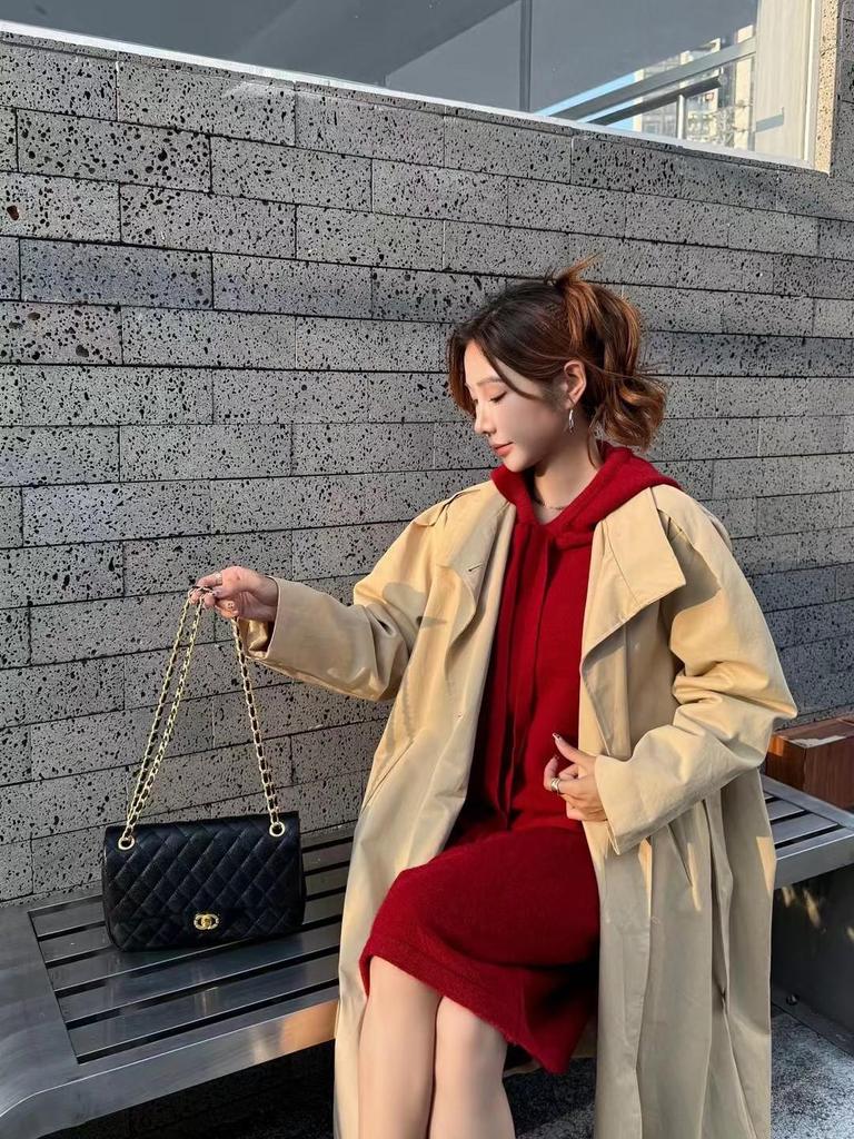 Luksusowa torebka łańcuszkowa z pikowanej skóry kawiorowej - Damska jesienno-zimowa torebka crossbody i na ramię 2024