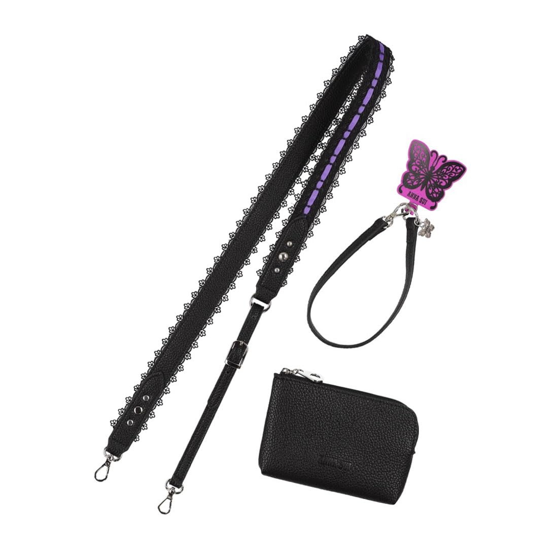 

Anna Sui AS Sling Smartphone Purple Strap, Women s, фіолетовий