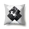Polyester Pillow Case Automobile Decoration Home Printed Pillow Case Waist Cushion Cover Car Cushion Head Cushion Cover