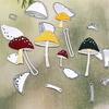 Metal Die Cuts Splicing Mushroom Embossing Stencil Cutting Dies for Card Making Scrapbooking Paper Craft DIY Template
