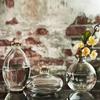 Elegant Retro Glass Vase: High-End Decorative Luxury for Flowers