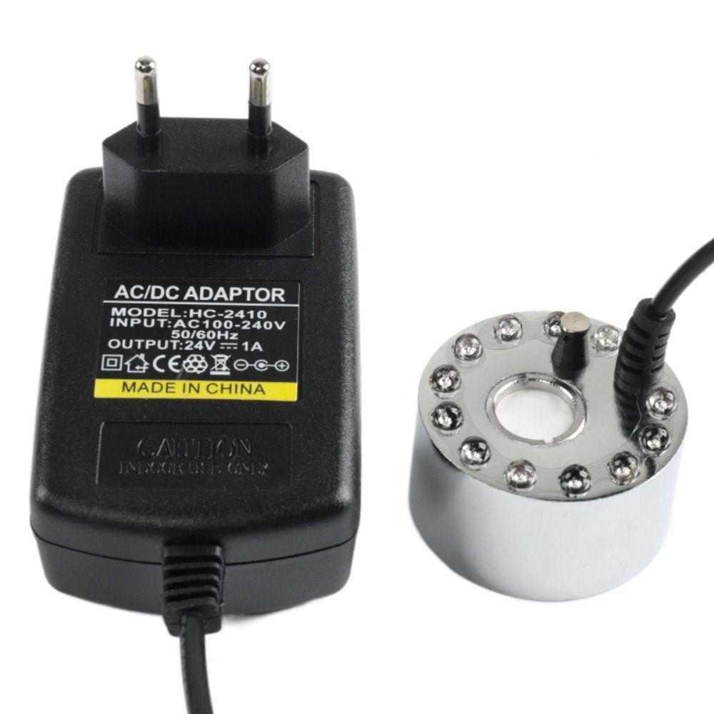 12 Lights Water Fountain Pond Fog Machine Atomizer Halloween Mist Maker Halloween Decoration