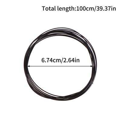 2pcs Steel Wire Rope Firm Shoe Rope Accessories Length 100cm Atop Wire Rope Shoe Rope Turnbuckle Repair Part