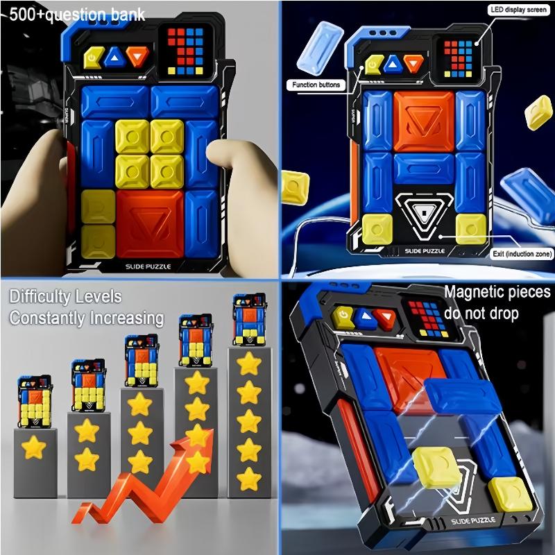 Super Slide Escape Game Portable Fidget Toy 500+ Challenges Brain Game Magnet Automatic Logical Thinking Kids Gift