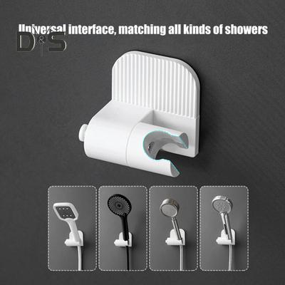 Supporto da Parete per Doccia ad Angolo Regolabile Installazione Semplice Universale Autoadesivo Supporto per Soffione Doccia con Gancio