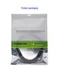 Guanyuan Coaxial TNC Male-to-Male RF Extension Cable SYV50-7