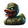 Speciaal Gevormd Eendenornament Buitenaardse Eendenbeeldje Kwaadaardig Grappig Hars Eend Woondecoratie Ornament Auto-ornament