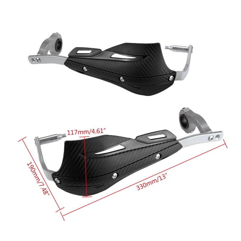 1Pair Universal Motorcycle Handguard Hand Guards Wind Cold Protector Windshield Deflectors Handlebar Handguard