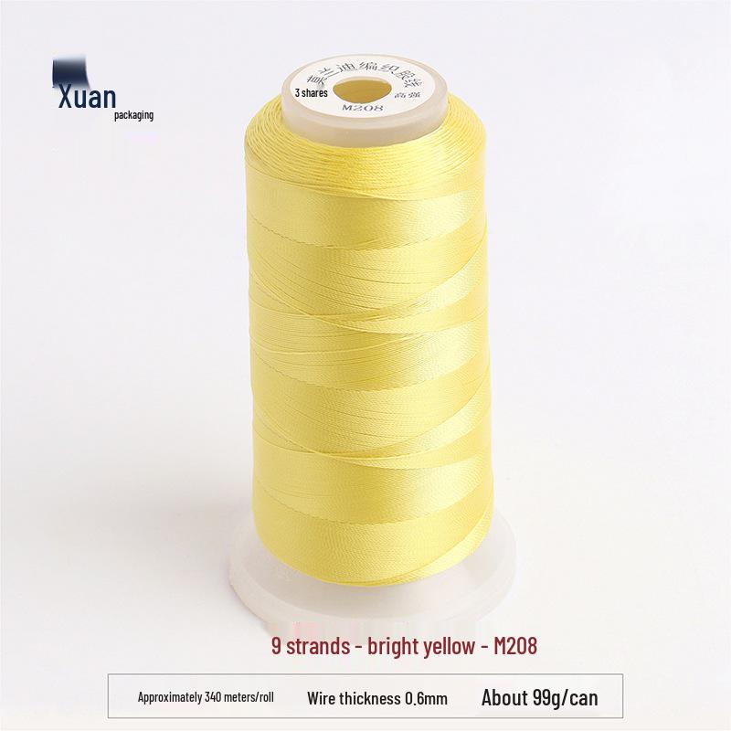 Vertical Morandi 9-Strand Tassel Weaving Thread for DIY Silk Embroidery & Crochet - Fine Thread 02
