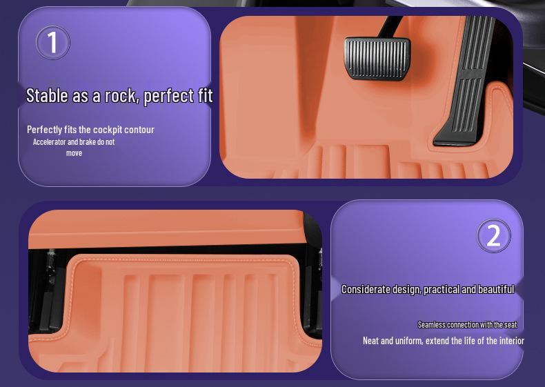 Eco-Friendly Double-Layer Floor Mats for Xingtu ET5: Waterproof & Dustproof Car Interior Accessories