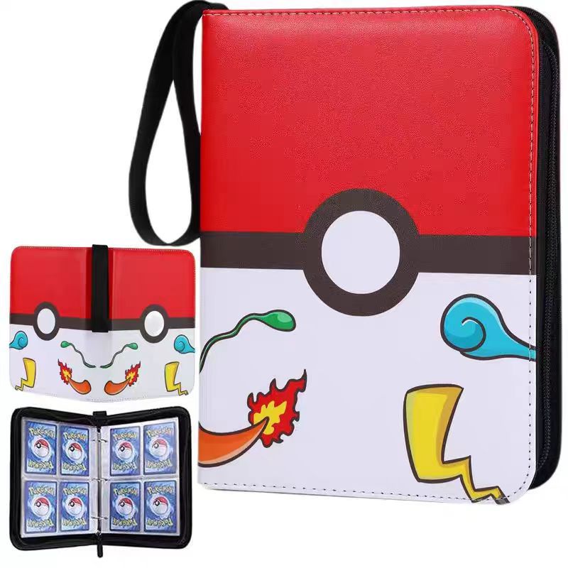Pockets New Anime Peripheral Game Collection Card 400 Book Multiple Styles Storage Card Holder Exquisite Cute Kawaii Toy Gift