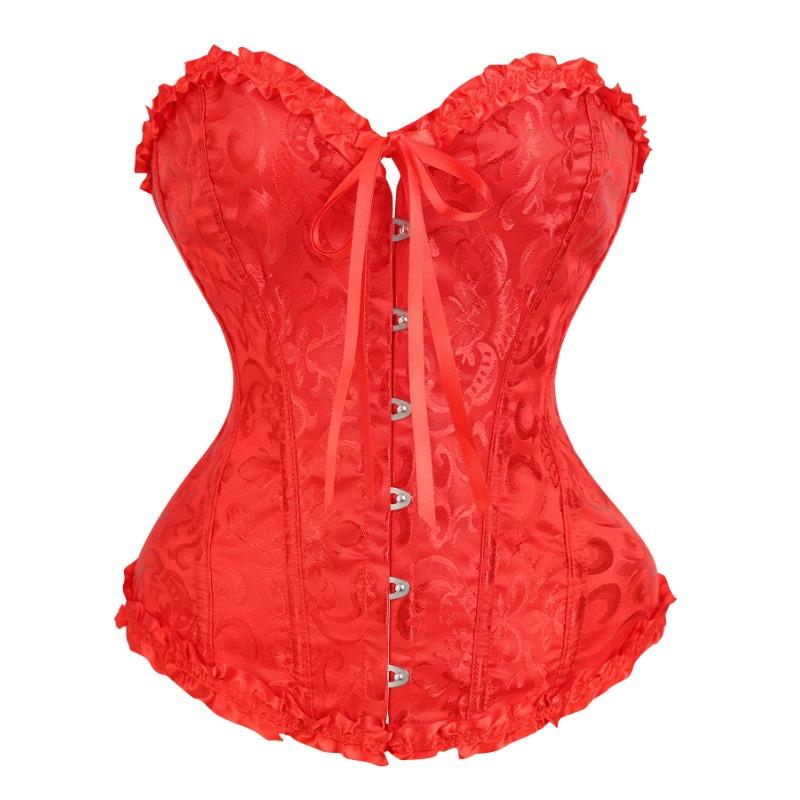Vintage Retro Soudní Styl Šněrovací Stahovací Přiléhavý Korzet Bustier Tvarující Top Pro Ženy
