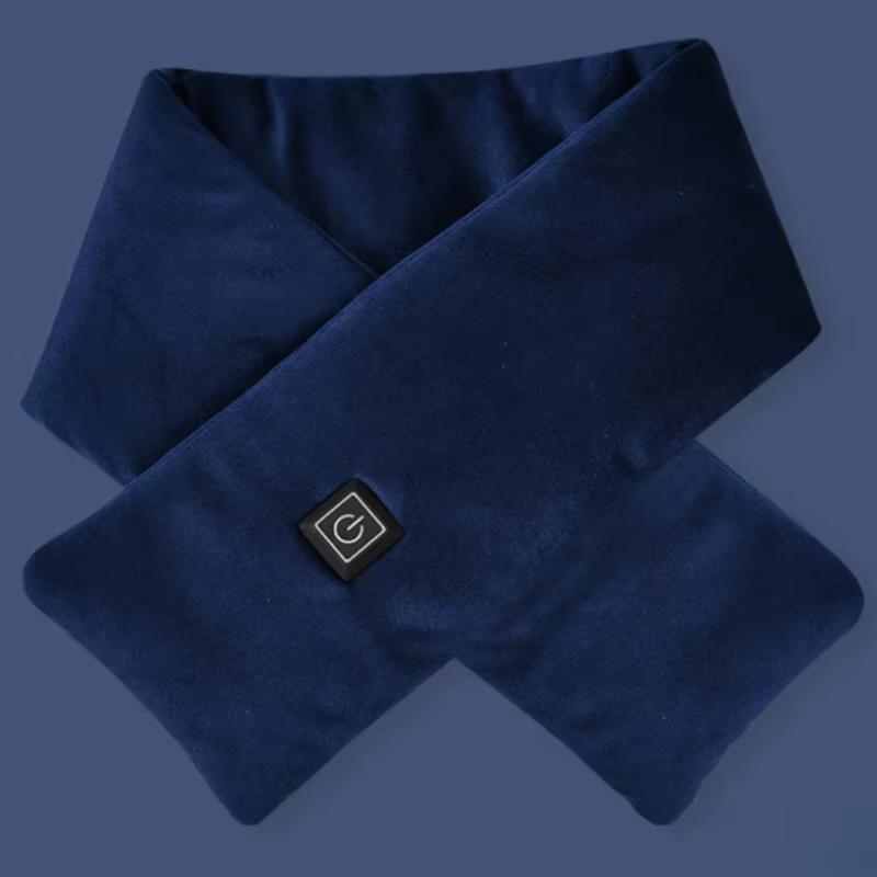 Winter Heated Neck Warmer USB Rechargeable Women Men Neck Warmer 3-level Heated Warm Shawl Neck Support Warm Bib Heated Scarf