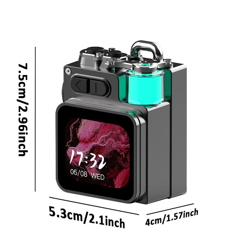 Wireless Speaker, Touch Controlled Screen Display, Compact and Portable Outdoor Speaker, Large Capacity Battery for Long-lasting Battery Life