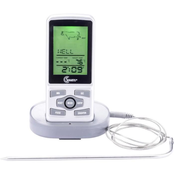 ME316 Thermomètre de barbecue acier inoxydable | CORBEILLE - PANIERE