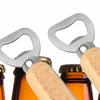 Wood Handle Stainless Bottle Opener Wine Beer Glass Cap Bottle Opener Kitchen Bar Tools
