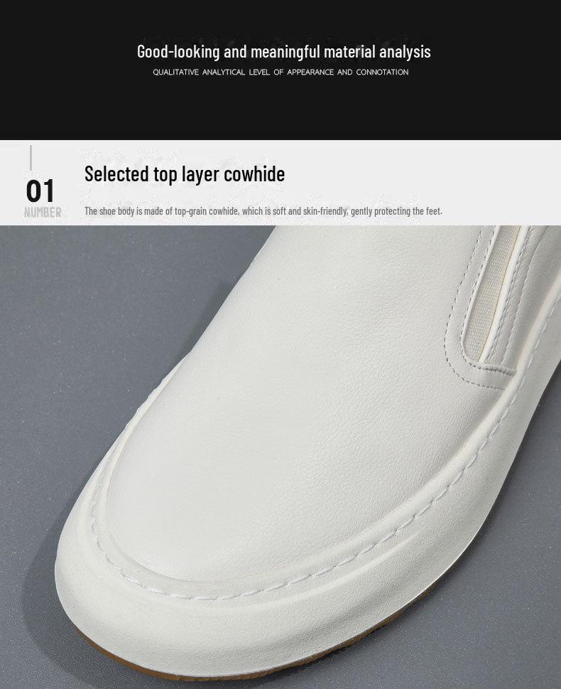 2025 Herren Echtleder Freizeit-Slipper - Bequem, Vielseitig, Atmungsaktive Slipper