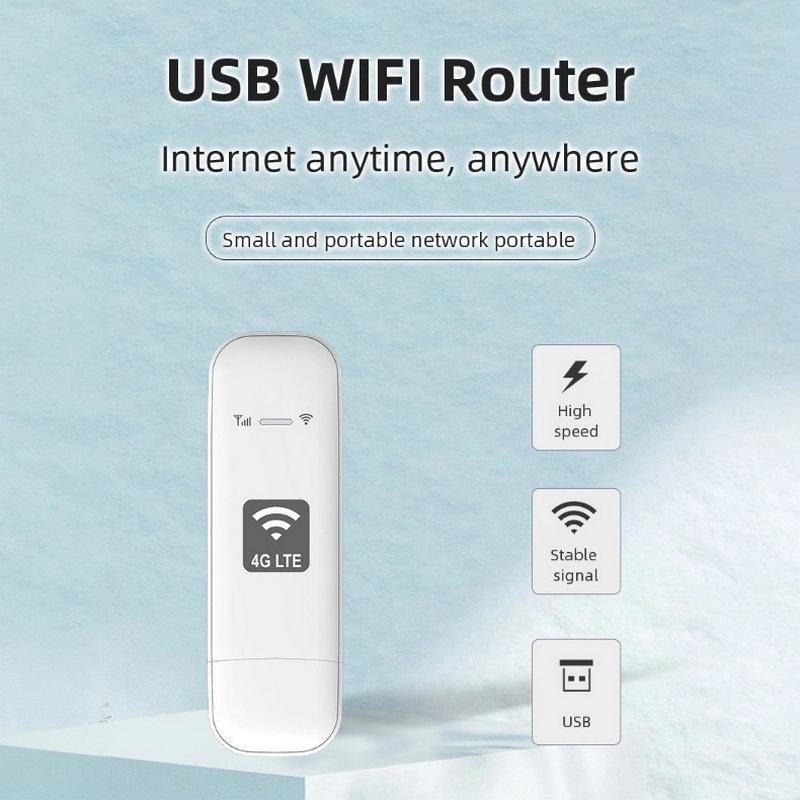 4G LTE WiFi USB Dongle Router with SIM Card Compatibility for Latin America Bands