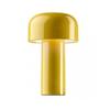 (Yellow) Led Creative Mushroom Rechargeable Table Lamp 3w 3 Lighting Levels Metal Night Light