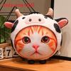 Cat Fan Cute 3d Plush Cat Pillow Soft Sofa Cushion Gift For Girls