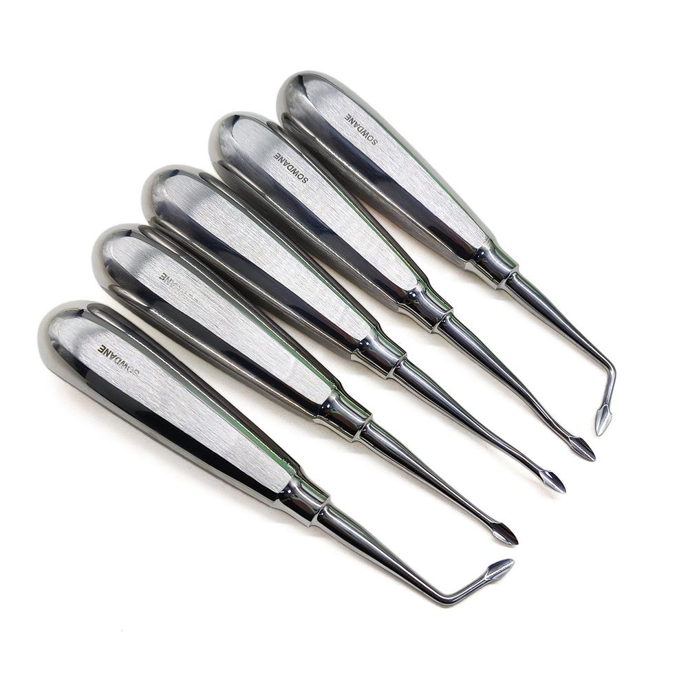 Estrazione dentale Elevatore a punta di vanga Allentamento dei denti orale Strumenti per l'estrazione delle radici Elevatore dentale