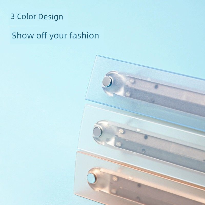 Paper Clip Color Transparent Insert Shell A4 Paper Clip with Holes 4-Hole Set Binding Perforation Info Booklet Student Storage Storage Test Paper Clip