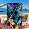 Avatar Print Beach Towel, Versatile Lightweight Absorbent Beach Towel for Pool Surf Yoga Bathroom, Perfect Birthday Holiday Gift