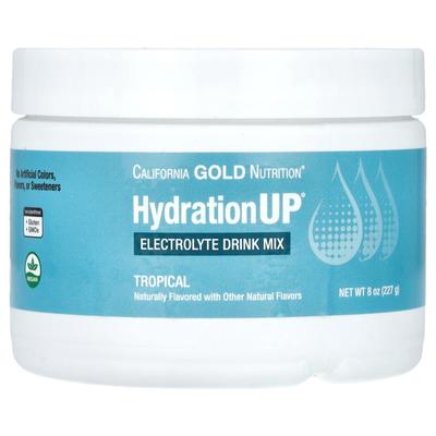 Beverage, HydrationUP, Electrolytes, Tropical Flavor, 8 Oz (227 G)