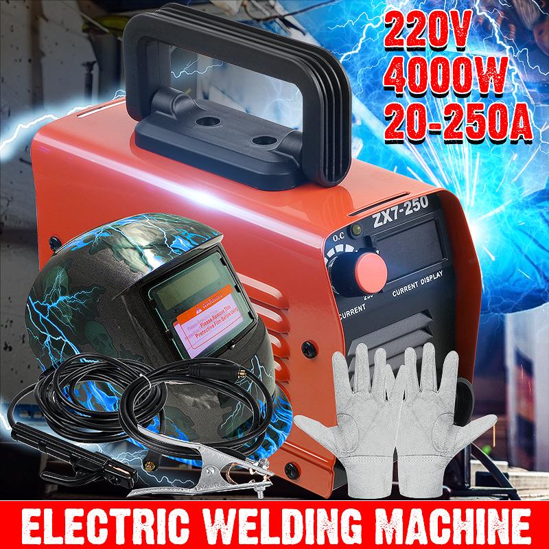 50 / 60Hz 4kw Inverter DC Welder Inverter MMA ARC Portable Welding Machine 250A