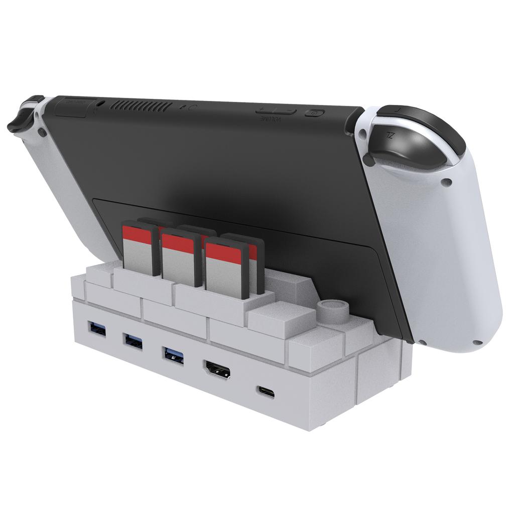 HS-SW450 For Nintendo Switch Game NGC Controller Converter Station with USB,HD Video,Type-C