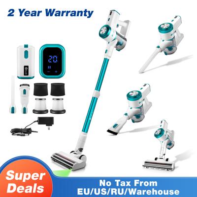 400W 26PA Suction Power Cordless Vacuum Cleaner Handheld Smart Home Dust Cup 55 Mins Runtime Filte Brush Set